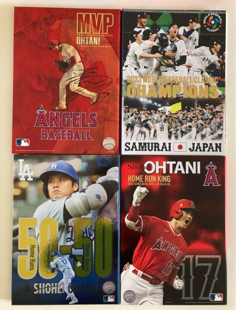 大谷翔平 MVP／WBC優勝／ホームラン王 プレミアムフレーム4種