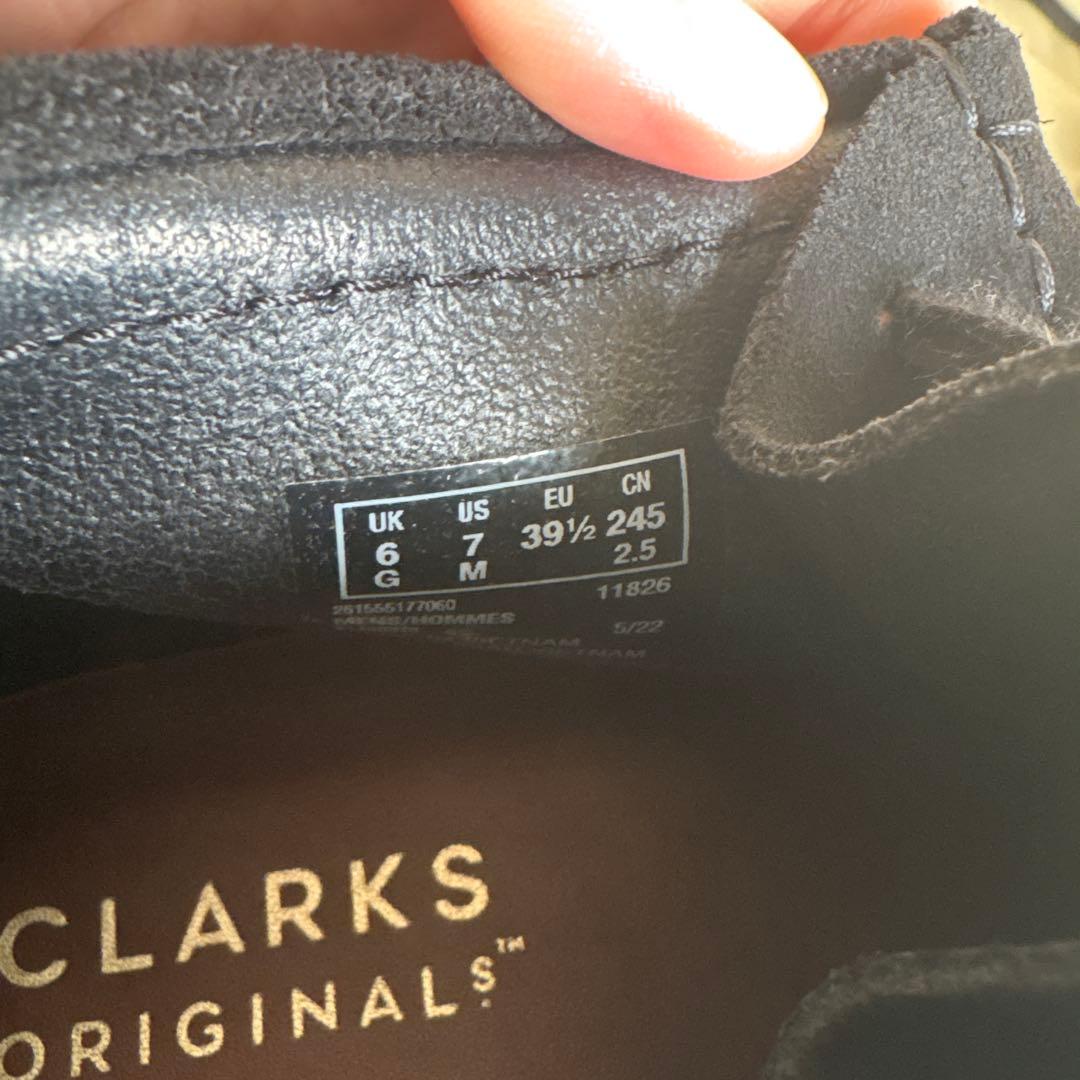 クラークス　ワラビーブーツ　ブラックスヌード　25cm