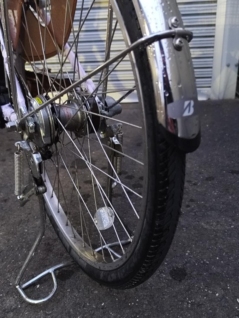 ブリヂストン　フロンティア　24インチ　B300バッテリー　ラベンダー色　美品