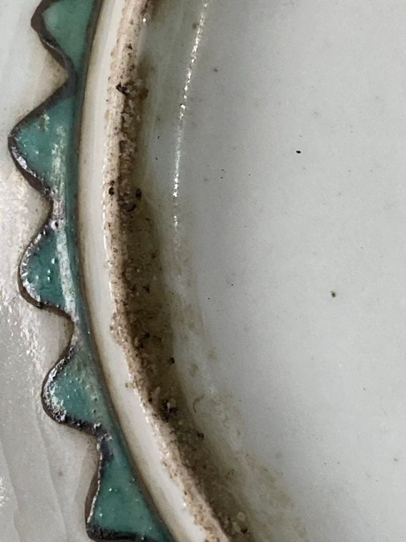 ♦江戸時代前期 古九谷 五彩九谷 小皿 珍物 珍品 古九谷様式 古美術品 骨董品