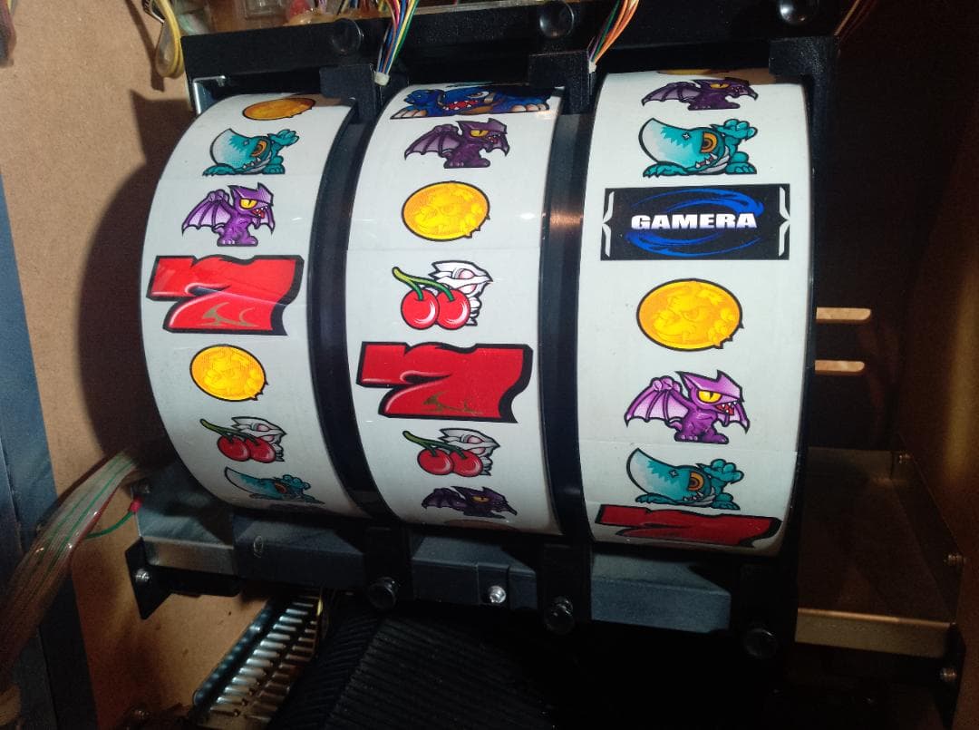 【ジャンク】パチスロ実機　ロデオ　ガメラハイグレードビジョン　液晶不良　音不良