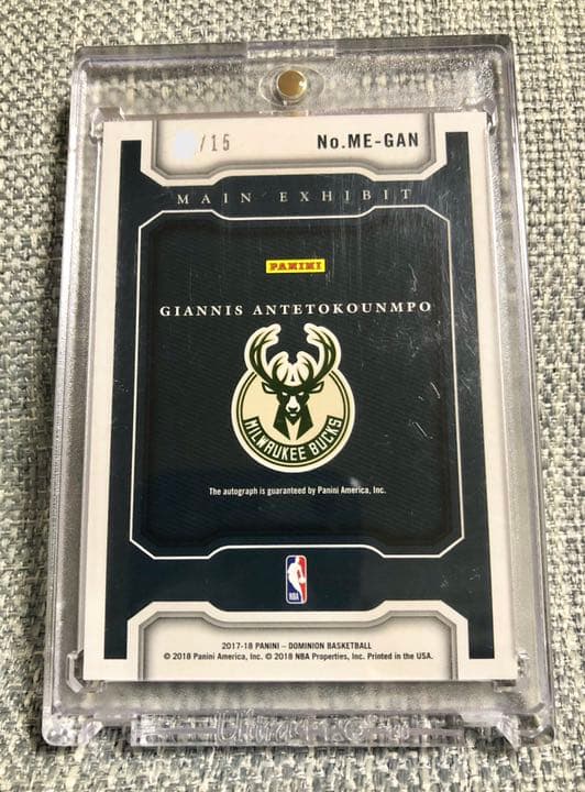 NBAカード ヤニス アテトクンポ 直筆サインカード 15枚限定