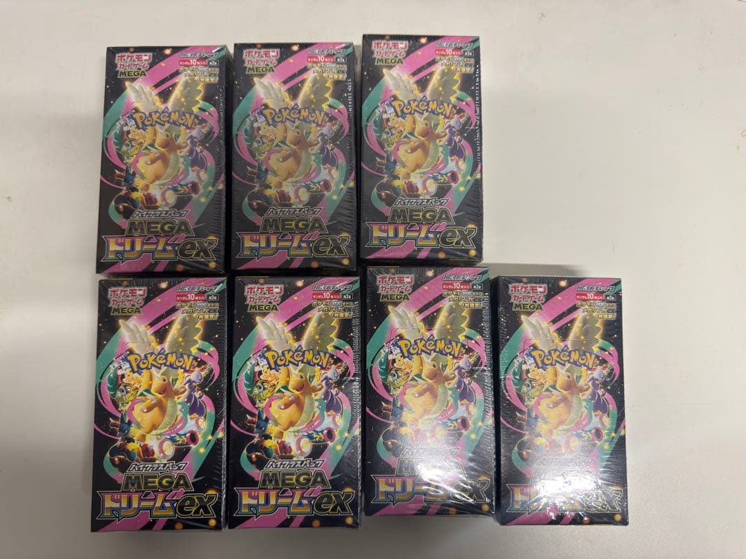 ポケモンカード メガドリームex 7BOX シュリンク付き