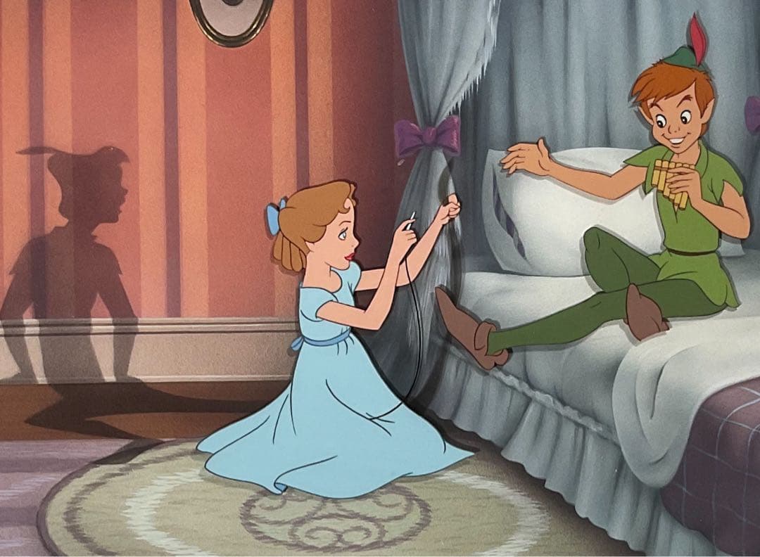 【ディズニー限定セル画】ピーターパン ウェンディ 証明書付きの大人気作品