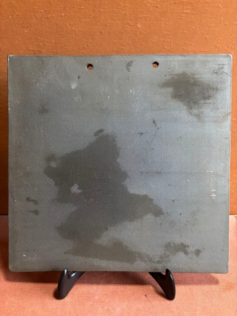 やまちゃん大英博物館日本人初個展鬼才澤田痴陶人作色絵光琳流水梅花文陶板