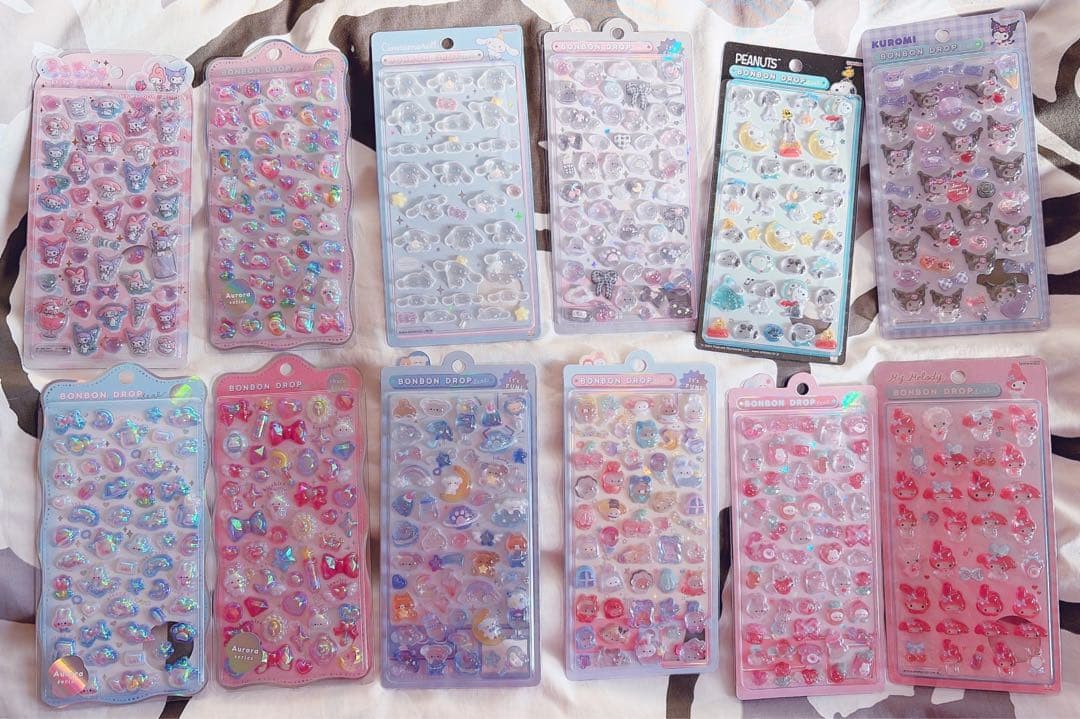 ボンボンドロップシール　正規品11枚・うるちゅる1枚まとめ売り　新品未開封