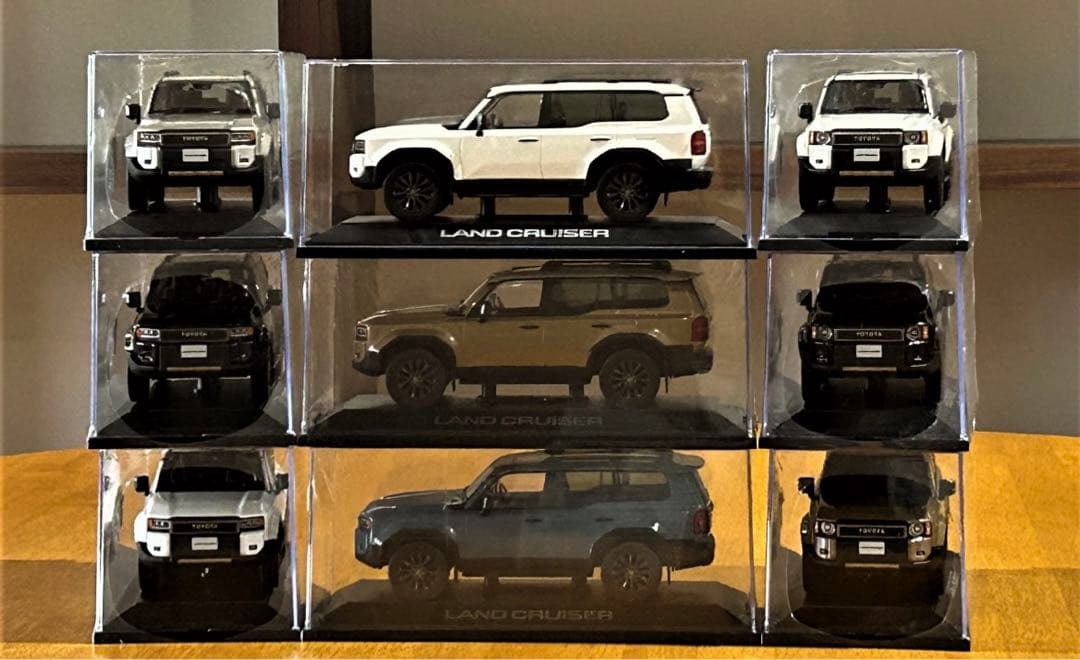 トヨタ博物館 新型 ランドクルーザー250 1/30カラーサンプルミニカー 全種