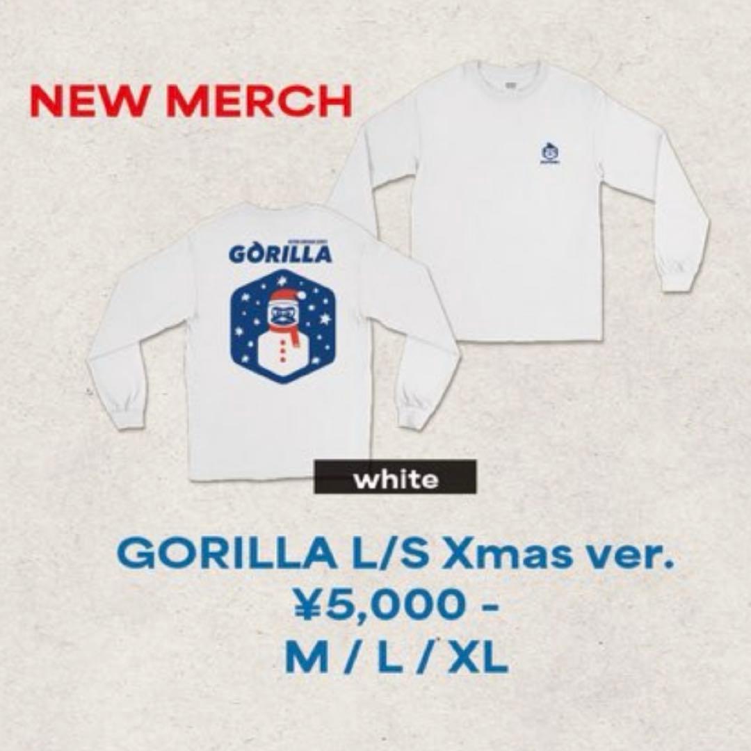 KOTORI GORILLA L/S Xmas ver. XL 新品