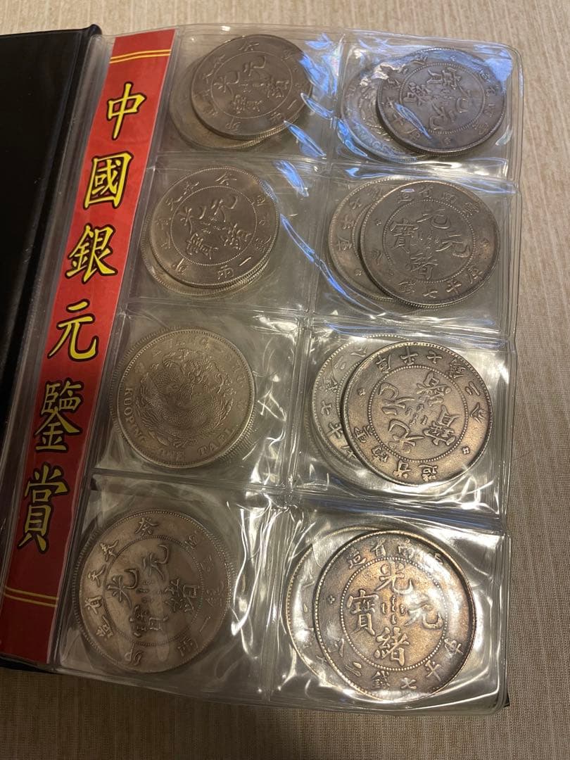 中國銀元鑑賞用 80枚セット