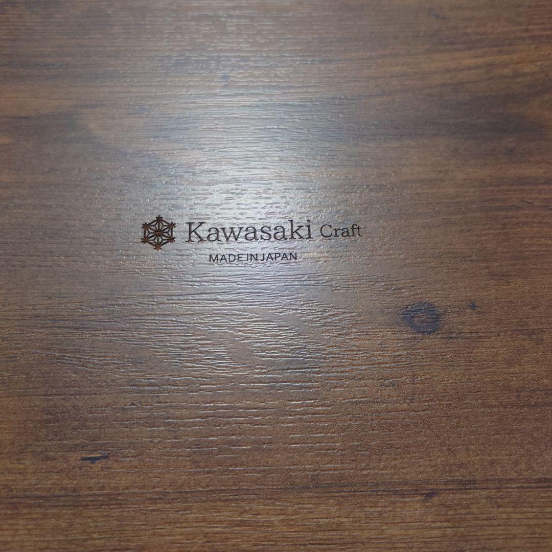 【新品未使用】 シェルフコンテナ 25 スライド式天板 ２個 木目調 ダマスク柄