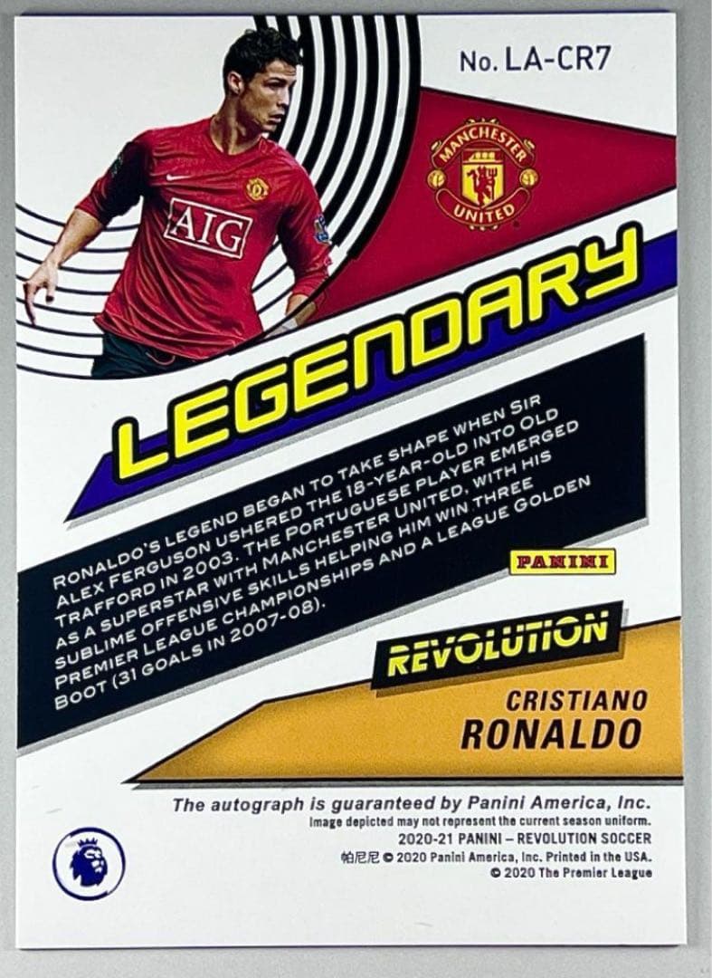 【激レア】ロナウド 直筆サイン Panini