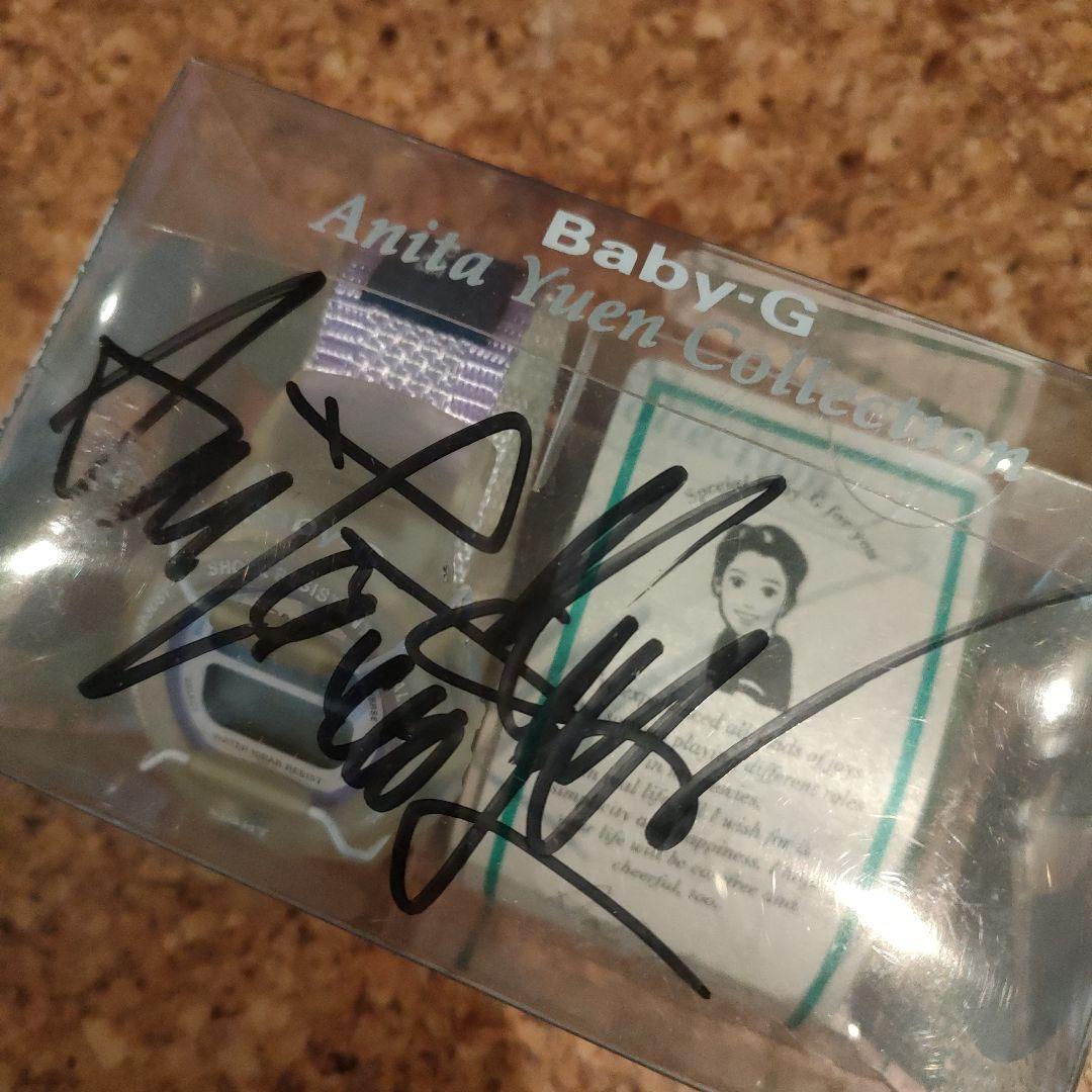 Baby-G アニタ・ユン　モデル　直筆サイン入り