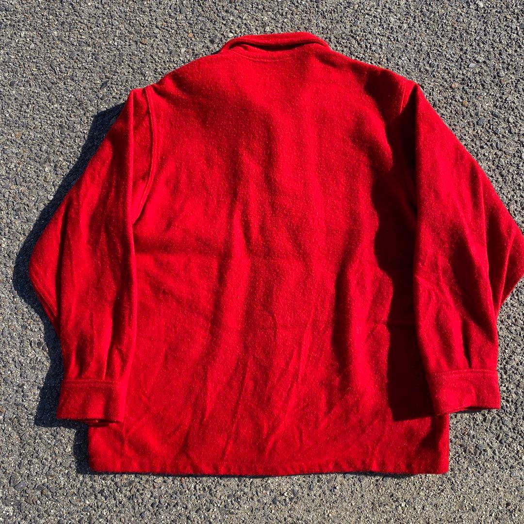 50s ボーイスカウト ウールジャケット ウールシャツ ジャケット BSA 赤