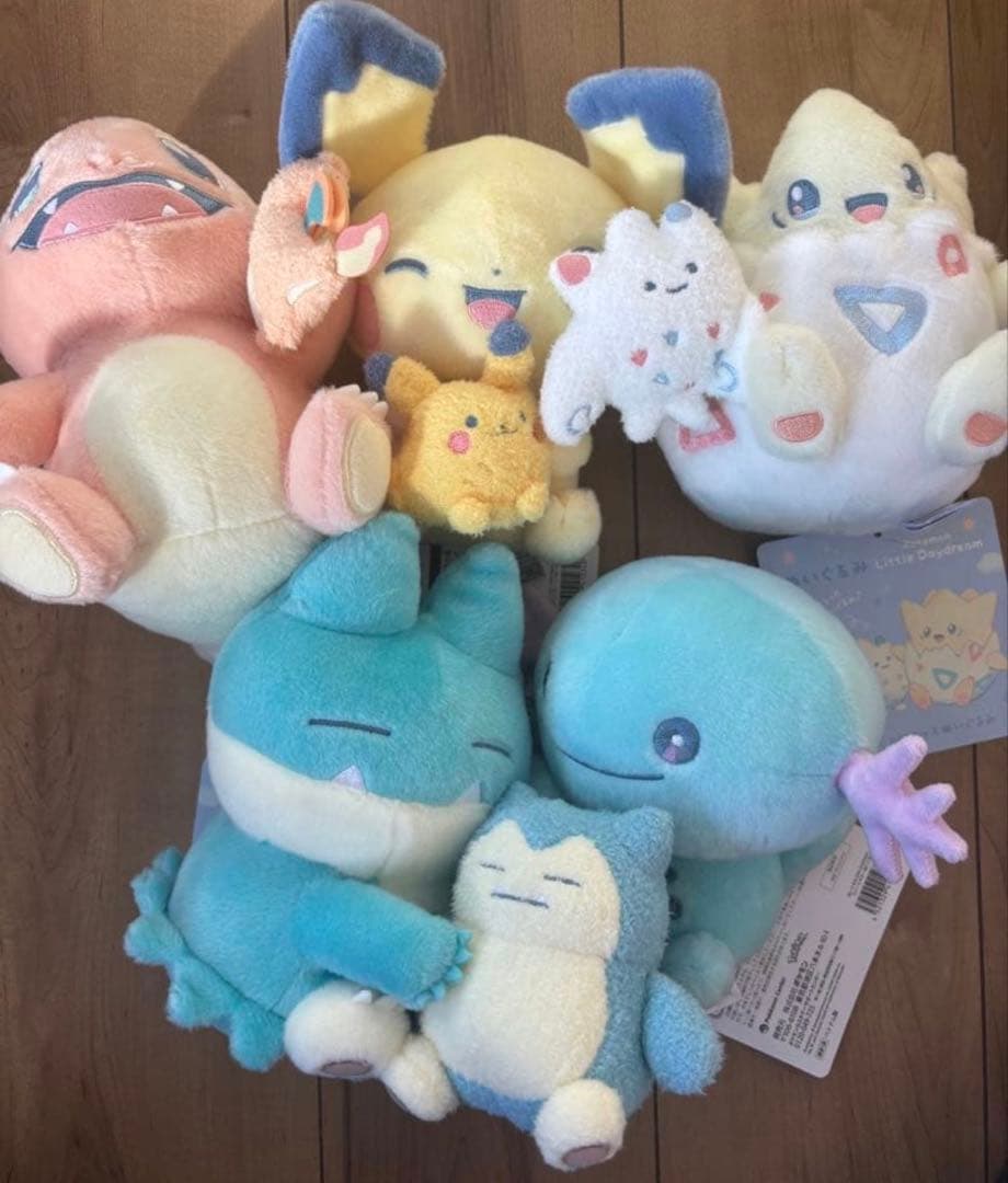 ポケモン ぬいぐるみ Little Daydream ピチュー ゴンベ ウパー