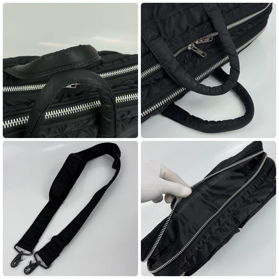 【A4対応/美品】PORTER ポーター タンカー 2WAY ビジネスバッグ 黒