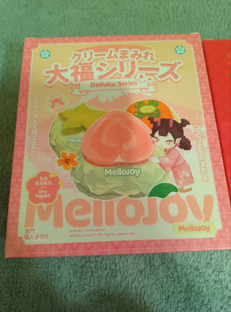 バラ可 Mellojoy 大福 未開封 3点 シュリンク付き とろんスクイーズ