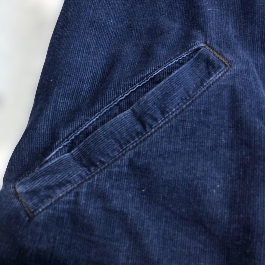 ハリウッドランチマーケットBLUE BLUE インディゴボアジャケットM