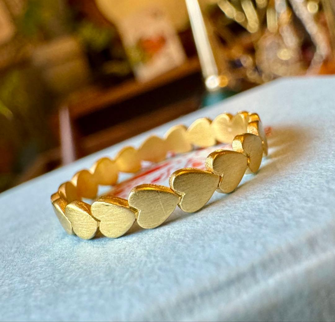 現行品◆マリーエレーヌドゥタイヤック◆K20*ラブバンドリング*14号*ハート