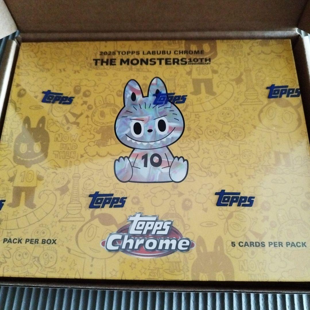 ラブブ topps chrome トレカ 10周年 BOX モンスター カード