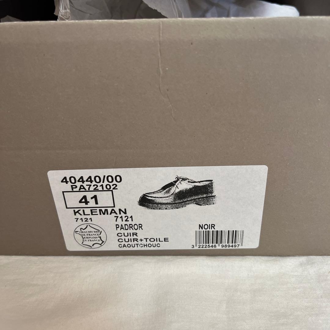 新品 KLEMAN クレマン PADROR 黒 41 26cm程度