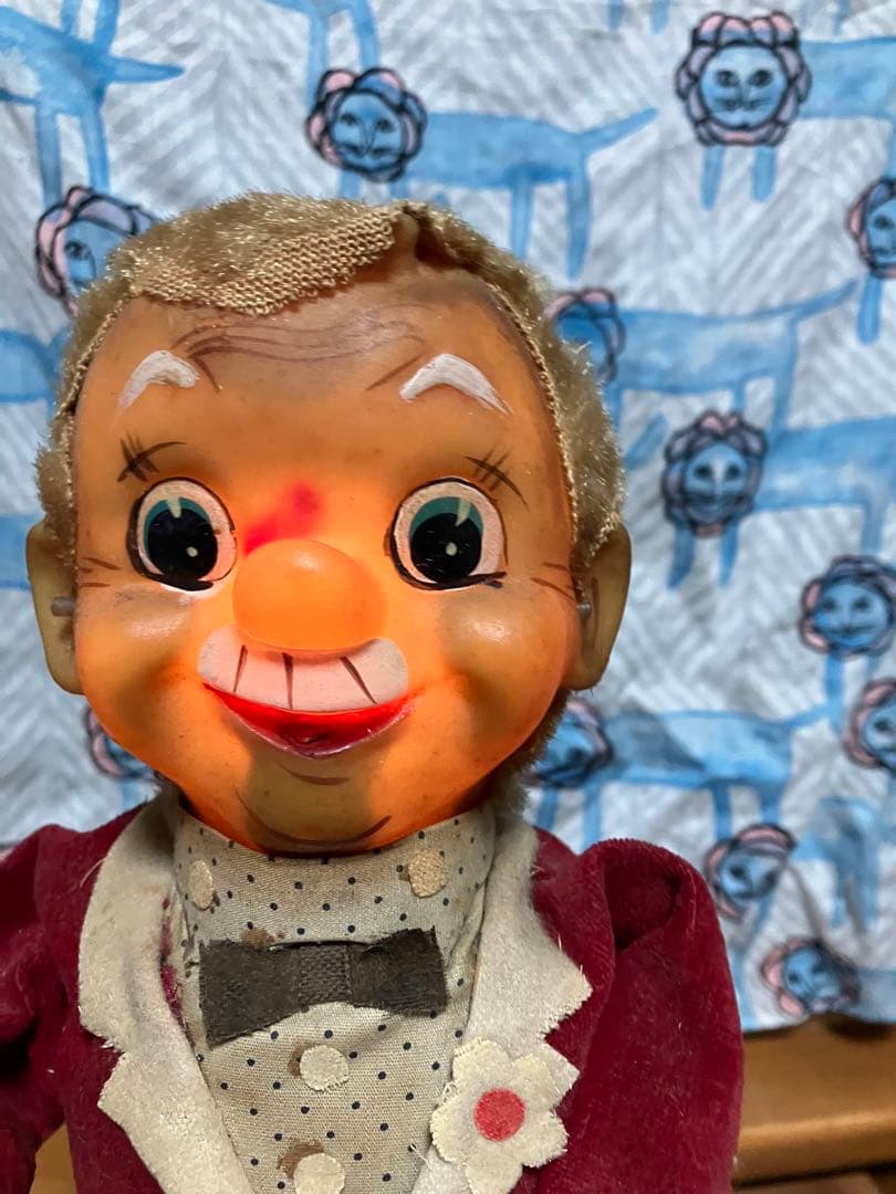 昭和レトロ バーテンダー ブリキ 人形 動作確認済 当時物