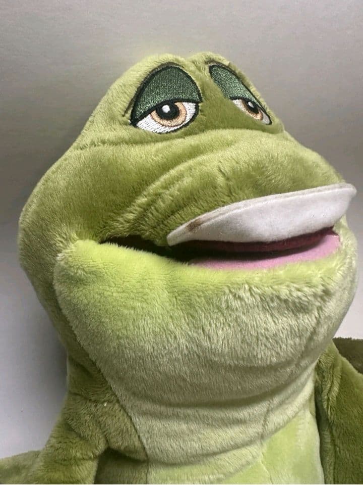 ディズニー【プリンセスと魔法のキス】ぬいぐるみ　ナヴィーンとティアナ　12\"ペア