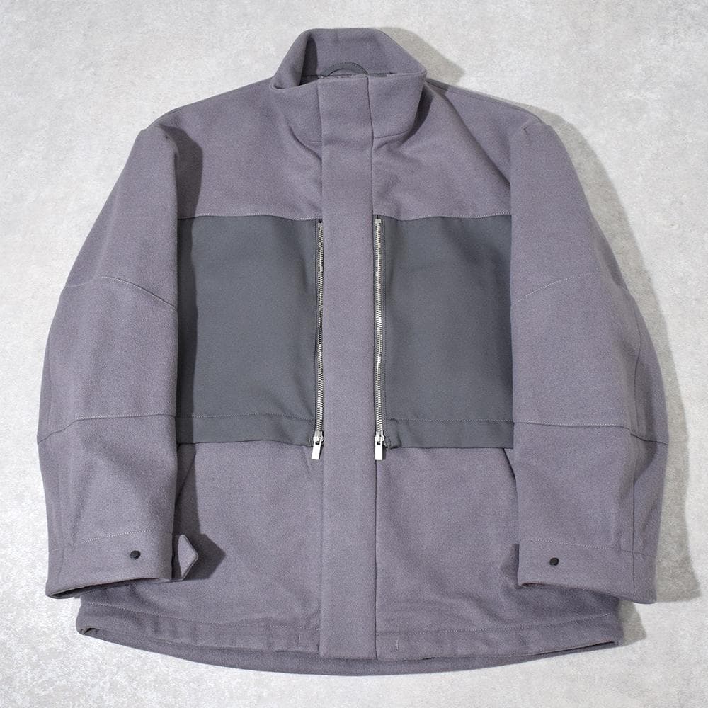 23AW ズッカ zucca 多ポケット ギミック ニットメルトン ブルゾン