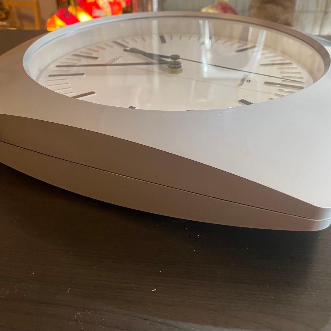 SEIKO リペイント　壁掛時計 ミッドセンチュリー　昭和レトロ　シルバー