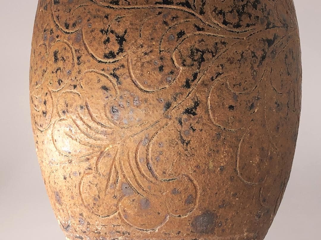 【 緑釉横口壺 】　大陸伝来蔵出品　博物館・資料館収蔵級