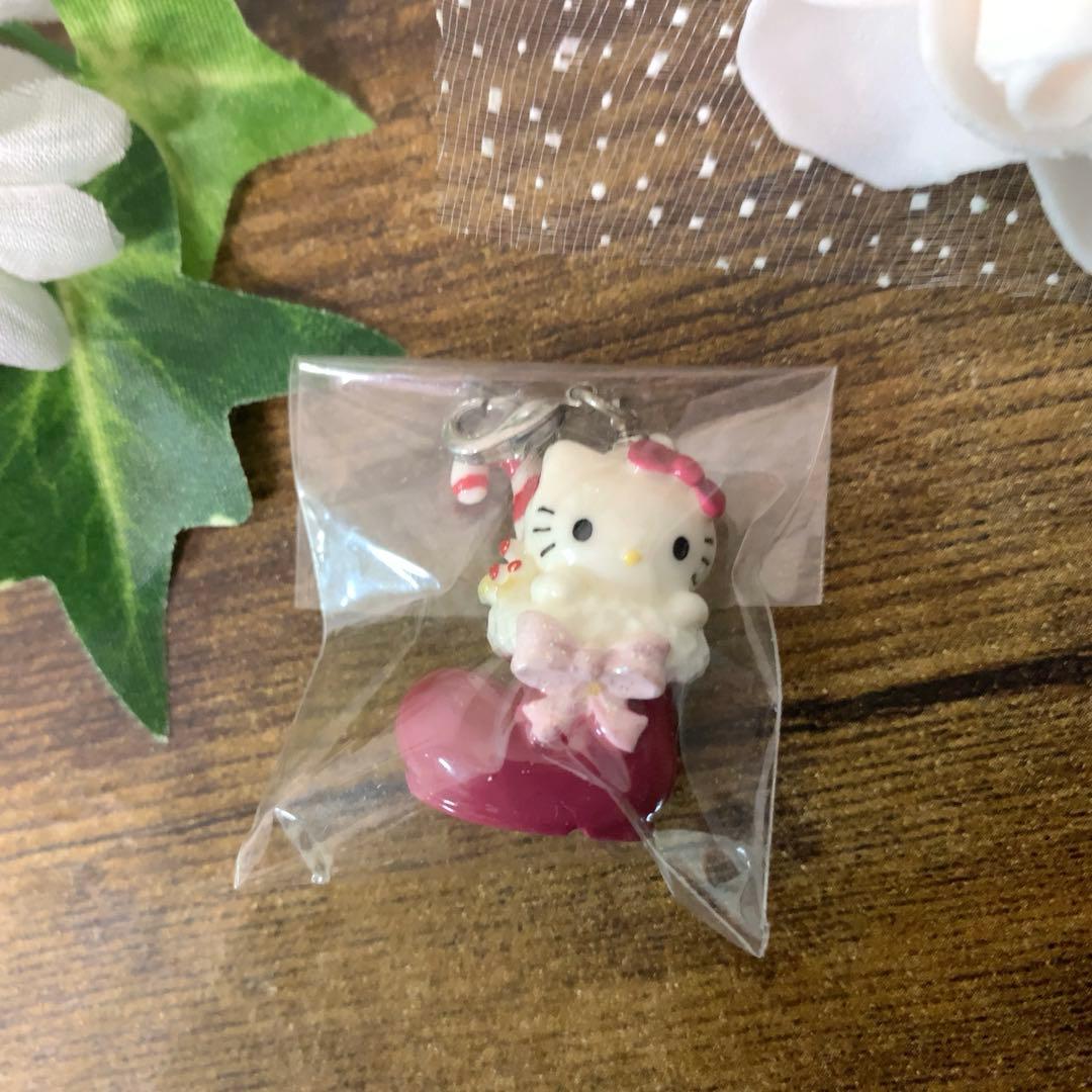 激レア クリスマス ブーツ＆リボン　キティファスナーマスコット・パーツクラブ