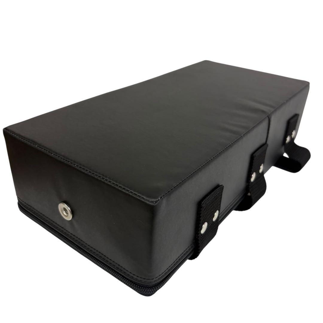 【美品】ISAMI キックミット ブルー ブラック 空手 キックボクシング