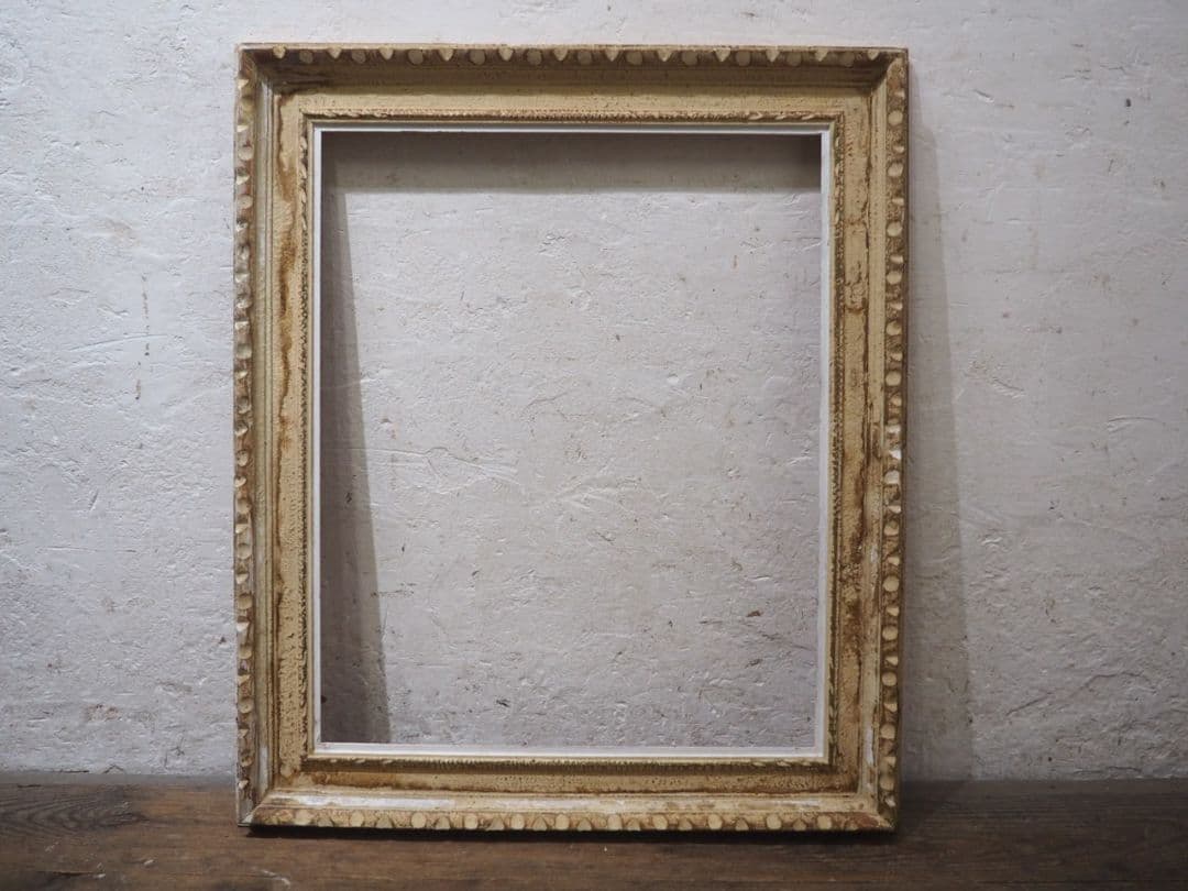 1247 レトロな額縁　F15　アートフレーム　油彩　水彩　画材　ビンテージ