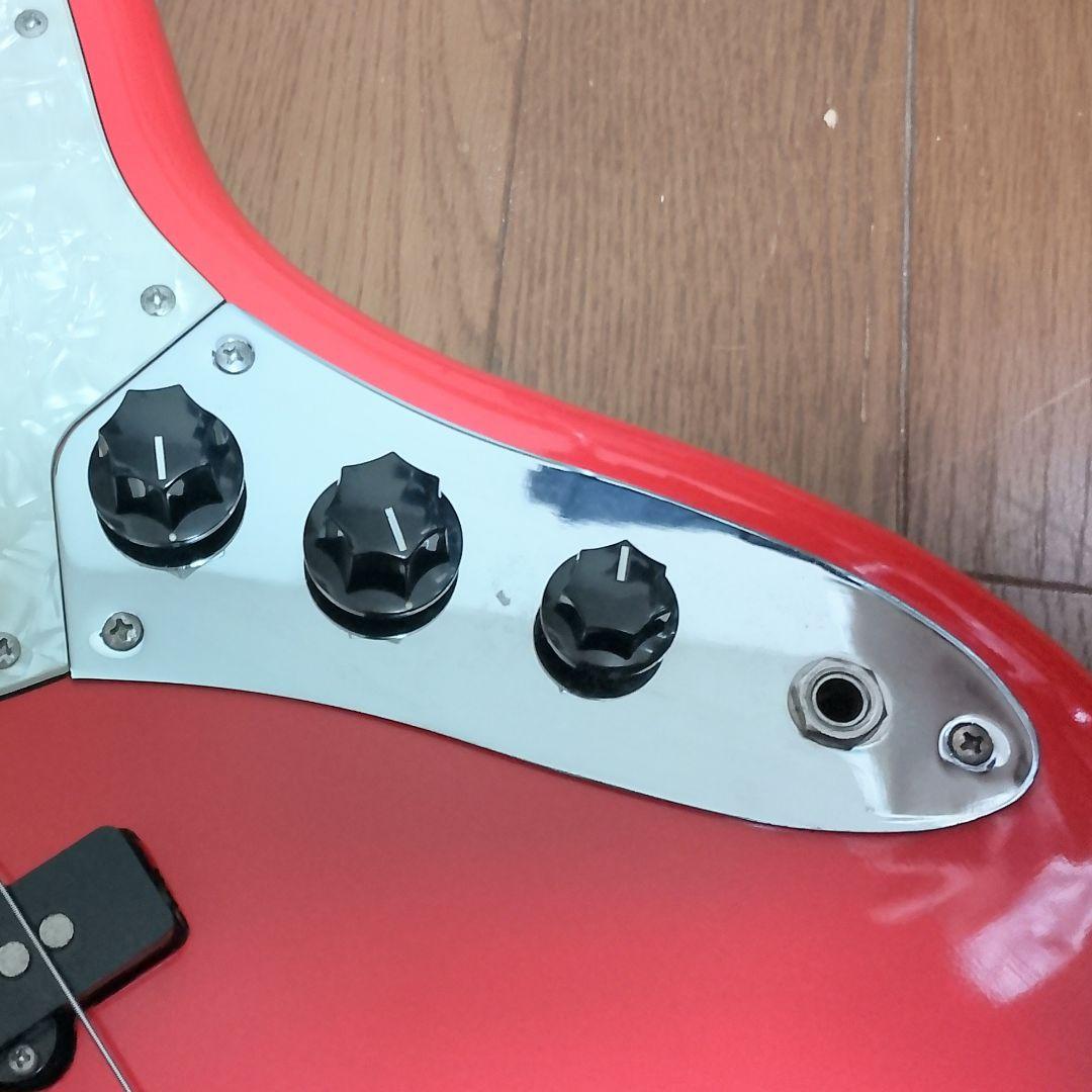 Vintage　ジャズベースタイプ　エレキベース　オレンジ色