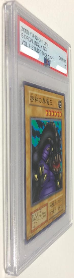 遊戯王 密林の黒竜王 PSA10 初期 Vol.7ダイス版