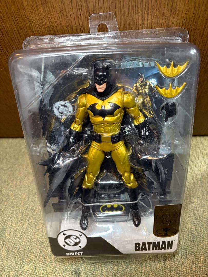 マクファーレン 限定品 DC バットマン ゴールドフィギュア/ゴールドラベル