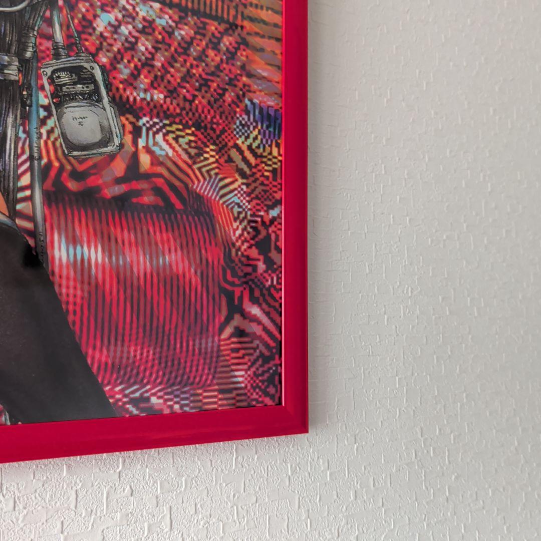 攻殻機動隊 士郎正宗 1990年代 ヴィンデージポスター B3 レッドフレーム