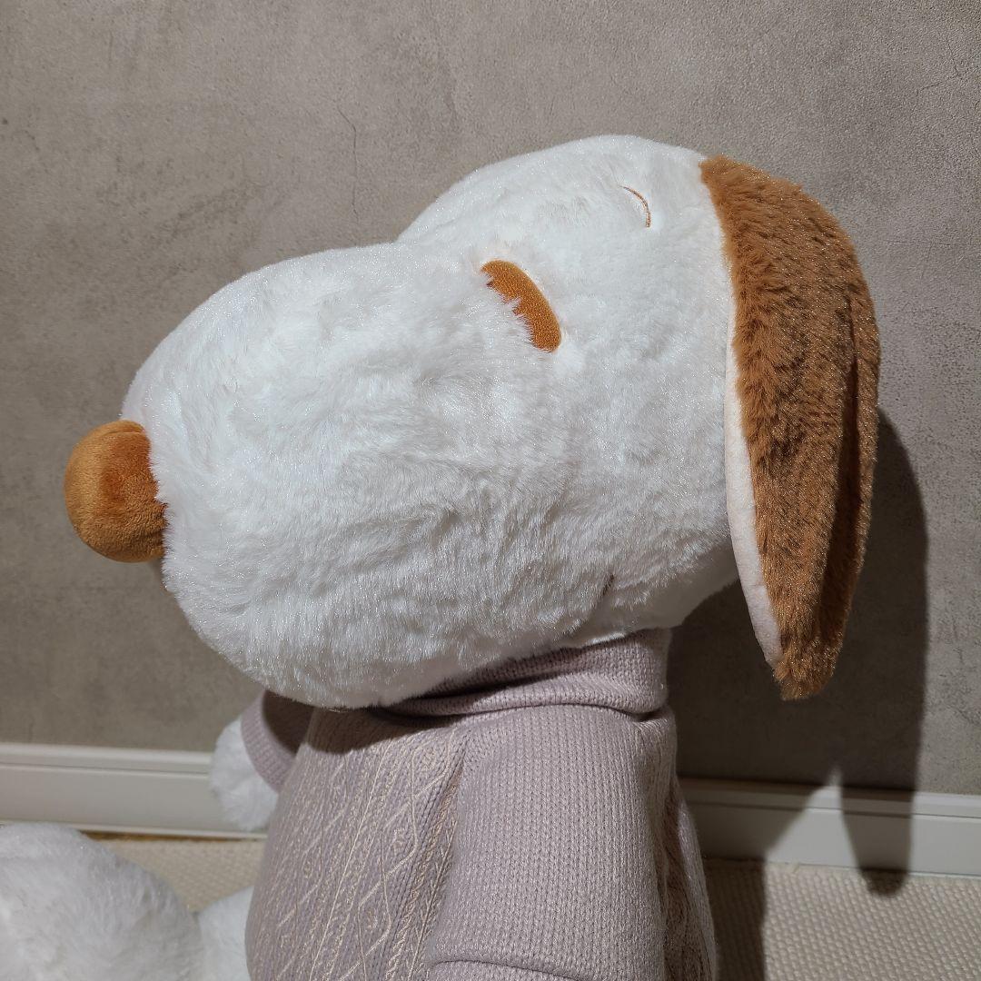 USJ　ユニバーサルスタジオ　スヌーピー　ぬいぐるみ　クリスマス　ニット　ビック