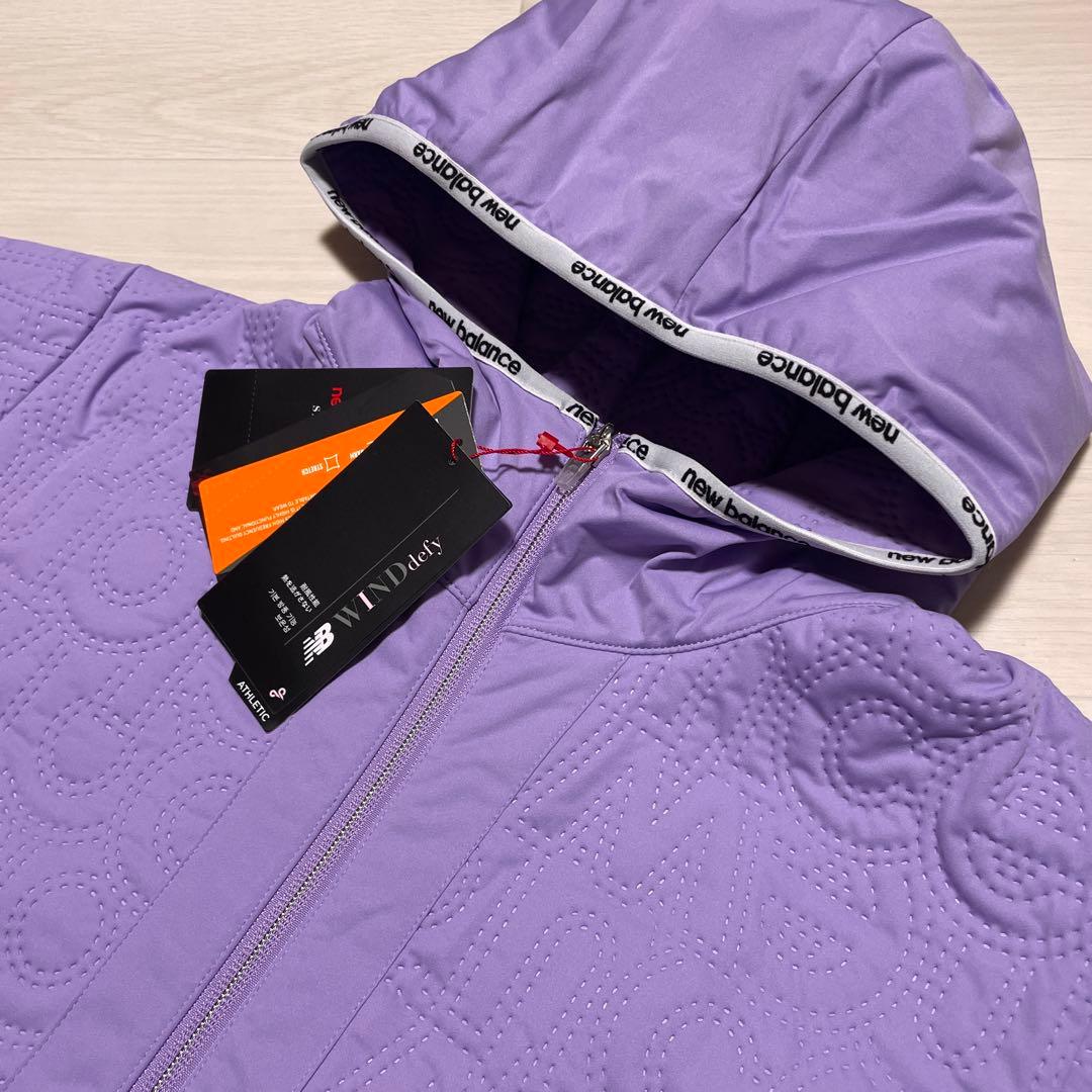 まーめ ニューバランス ゴルフ レディース キルト フルジップ フーディー
