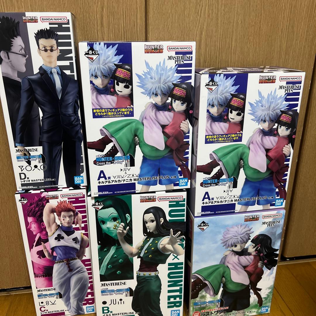 一番くじ　ハンターハンター　フィギュア　6体セット　マスターライズ