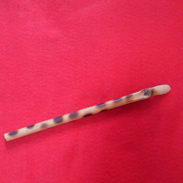 焼斑茶杓　標高1000 M 曲がり竹使用