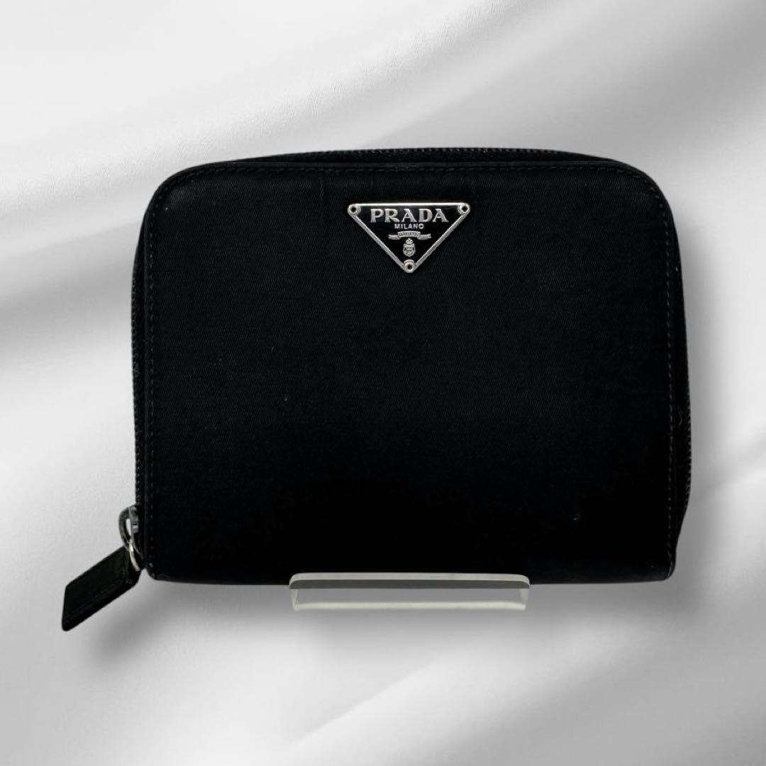 リンクス様　PRADA プラダ ナイロン コンパクトウォレット w4