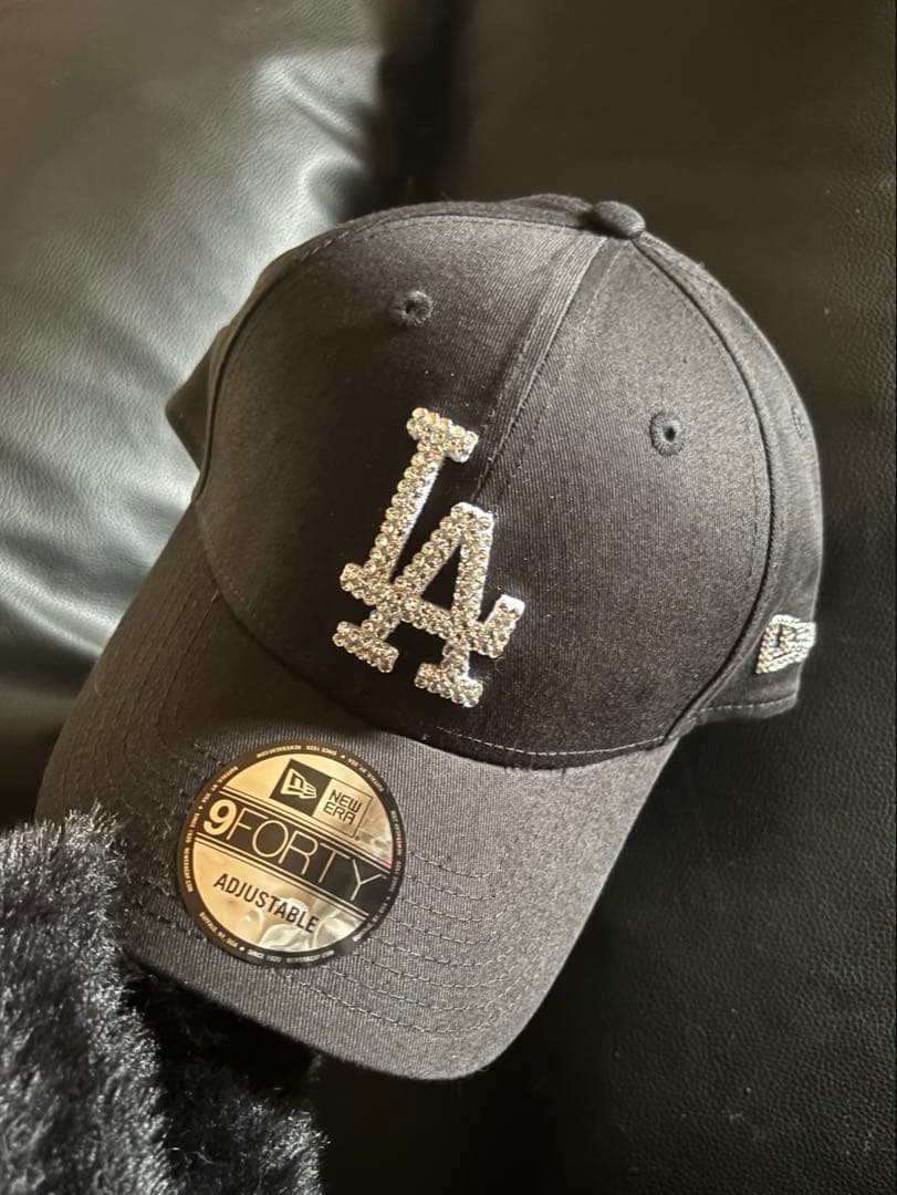 ジュエルキャップ　ニューエラ　9FORTY スワロフスキー　キラキラ　デコ