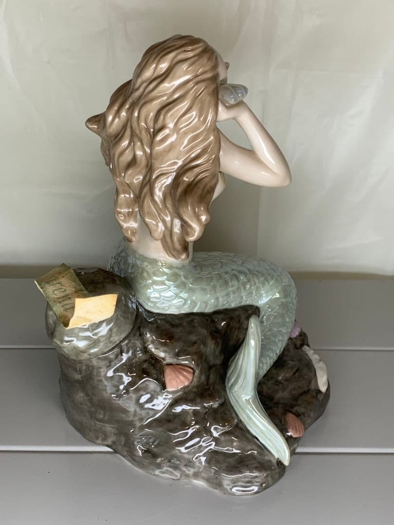 【現状品】ナポレオン ブランデー シレーナ 人魚 陶器ボトル 古酒