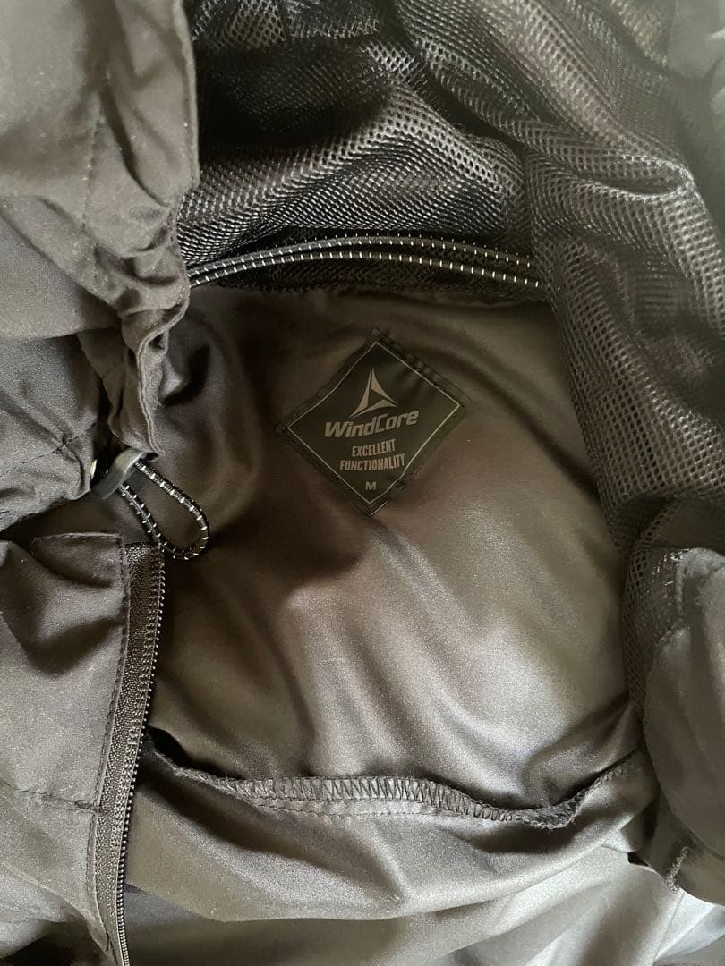ウインドコア ファンジャケット 半袖黒Mサイズ