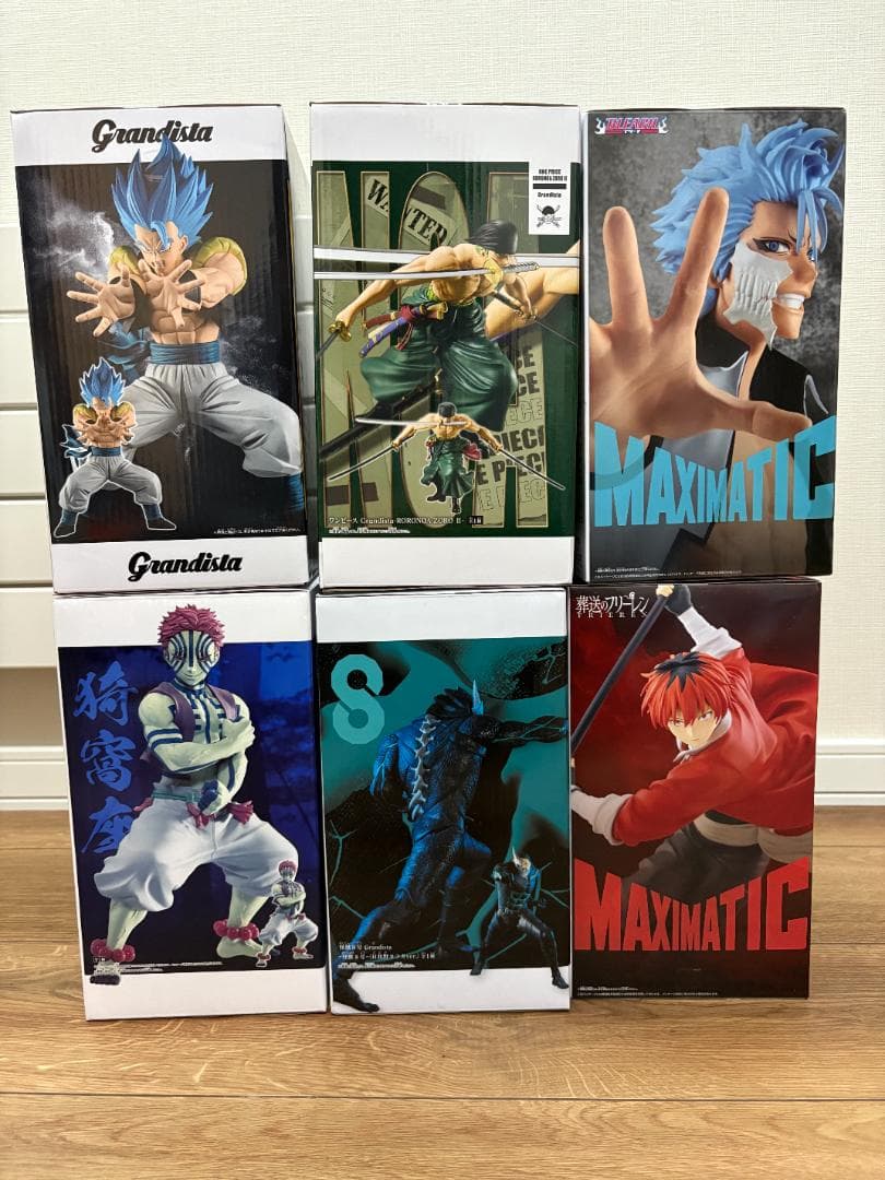 Grandista 鬼滅の刃 猗窩座 ドラゴンボール ゴジータ ワンピース ゾロ
