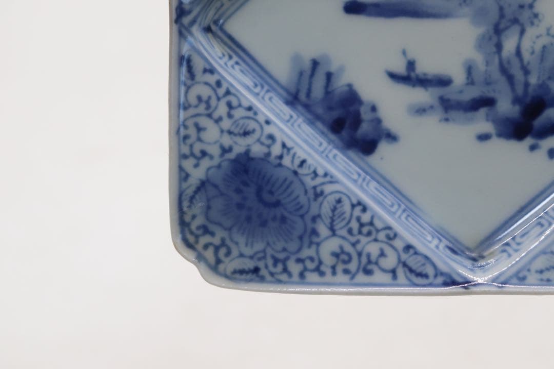 時代　伊万里　染付　寿司皿&豆皿10点セット　送料込み1124