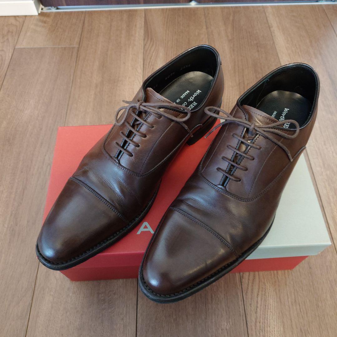 最終値下げ！REGAL ブラウン ドレスシューズ ストレートチップ