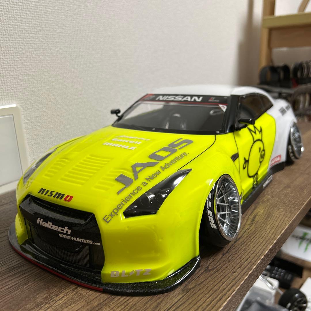 タミヤ日産スカイラインR35GTRボディ