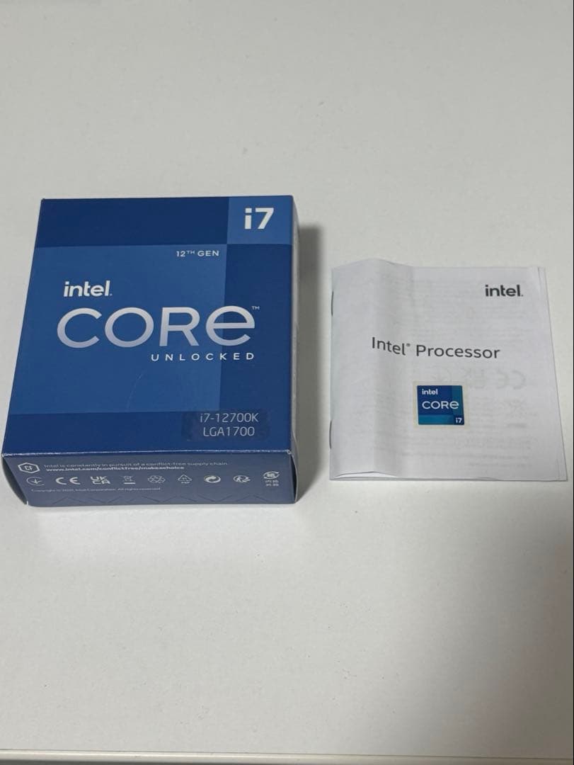 intel core i7 12700k CPU インテル corei7