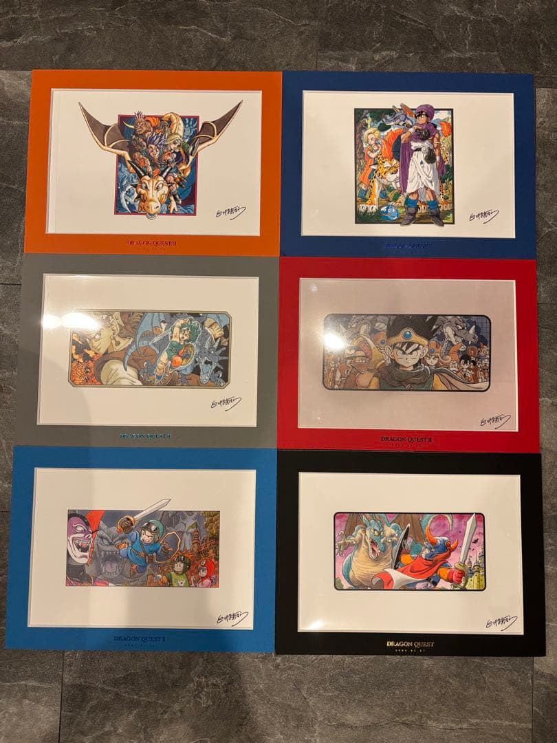 ドラゴンクエスト 複製原画 6枚セット